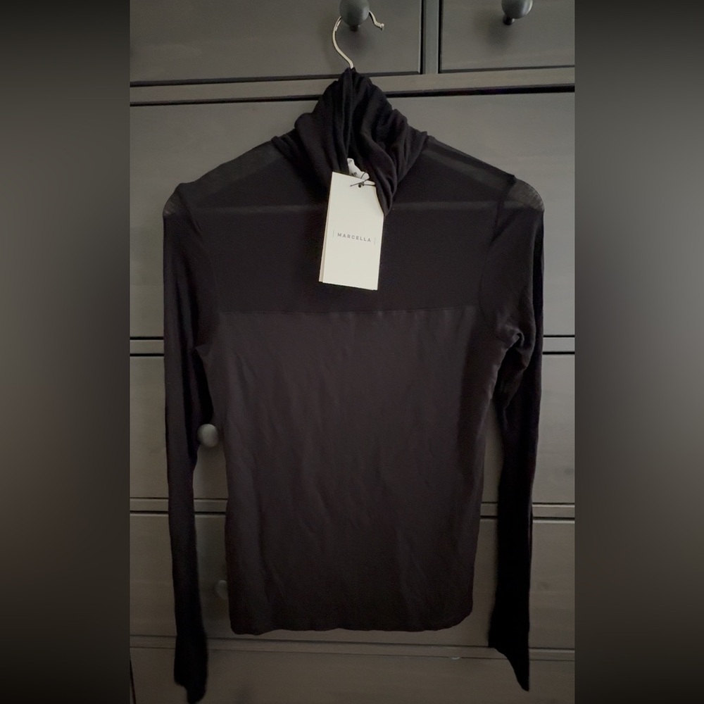 Marcella NYC Black Long Sleeve Tee